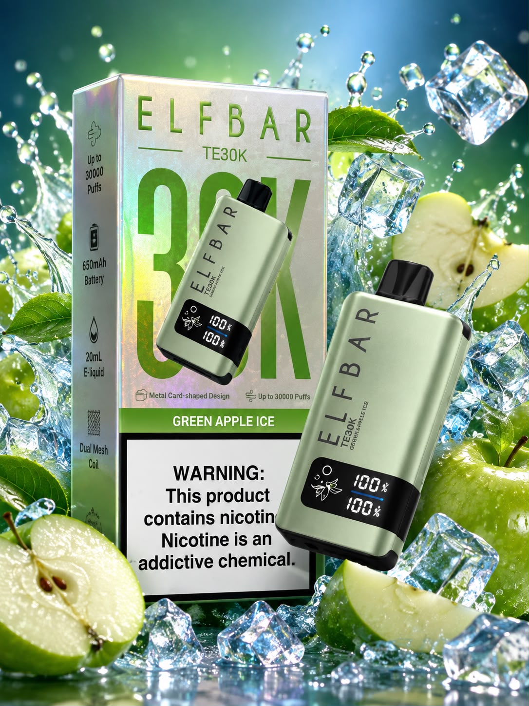 Elfbar TE30K — 30.000 Puxadas